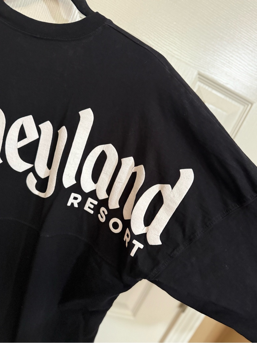 Disney Parks Disneyland Spirit Jersey Black Long Sleeve Size S - Picture 8 of 11